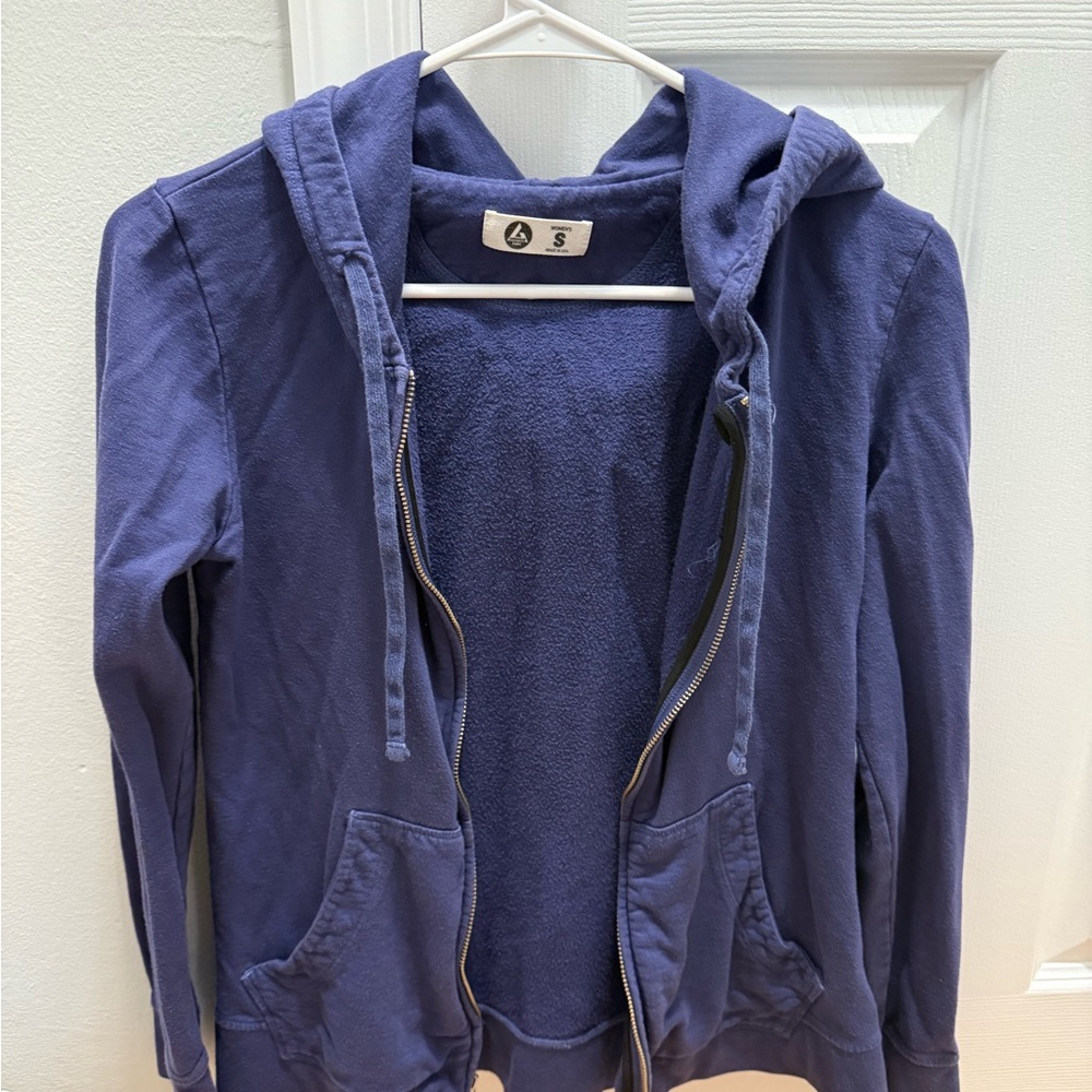 American Giant Blue Hoodie